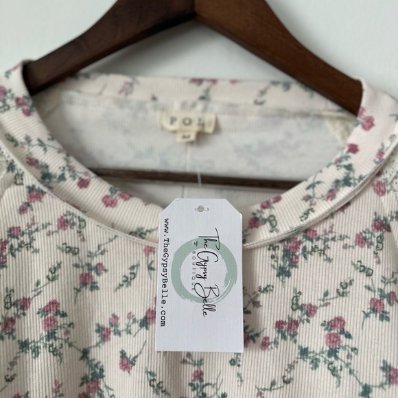 POL Floral Patchwork Lace Top - Size M - Never Worn! - Picture 7 of 11